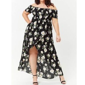 Forever 21 Off the shoulder maxi dress